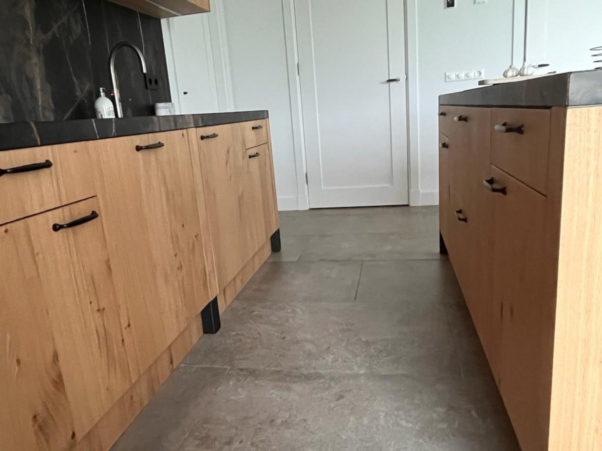 Landelijk rustiek eiken keuken op maat