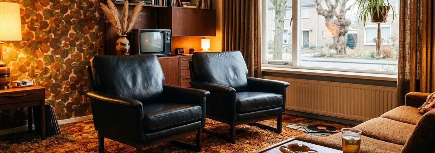 Deze specifieke Leolux fauteuil komt uit de jaren '70 of vroege jaren '80.  Het is een klassiek voorbeeld van het Nederlandse modernisme uit die periode, waarbij Leolux veel experimenteerde met de combinatie van zware, kwalitatieve leren kussens en robuuste houten frames.