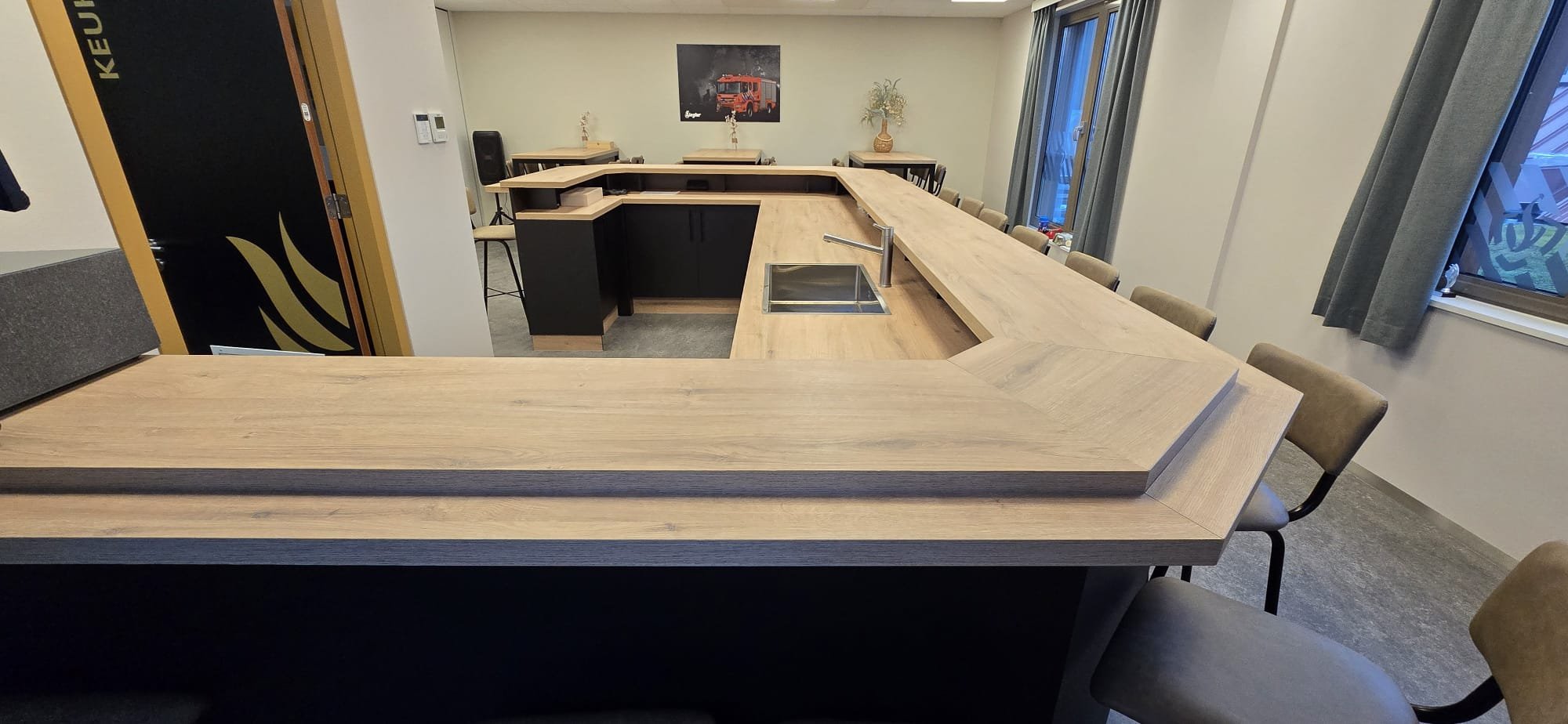 Bar op maat voor een brandweer kazerne