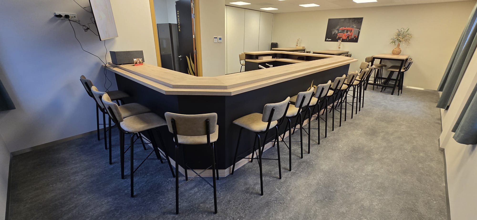 Bar op maat voor een brandweer kazerne