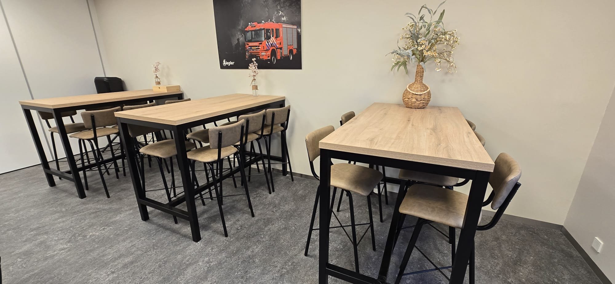 Bar op maat voor een brandweer kazerne