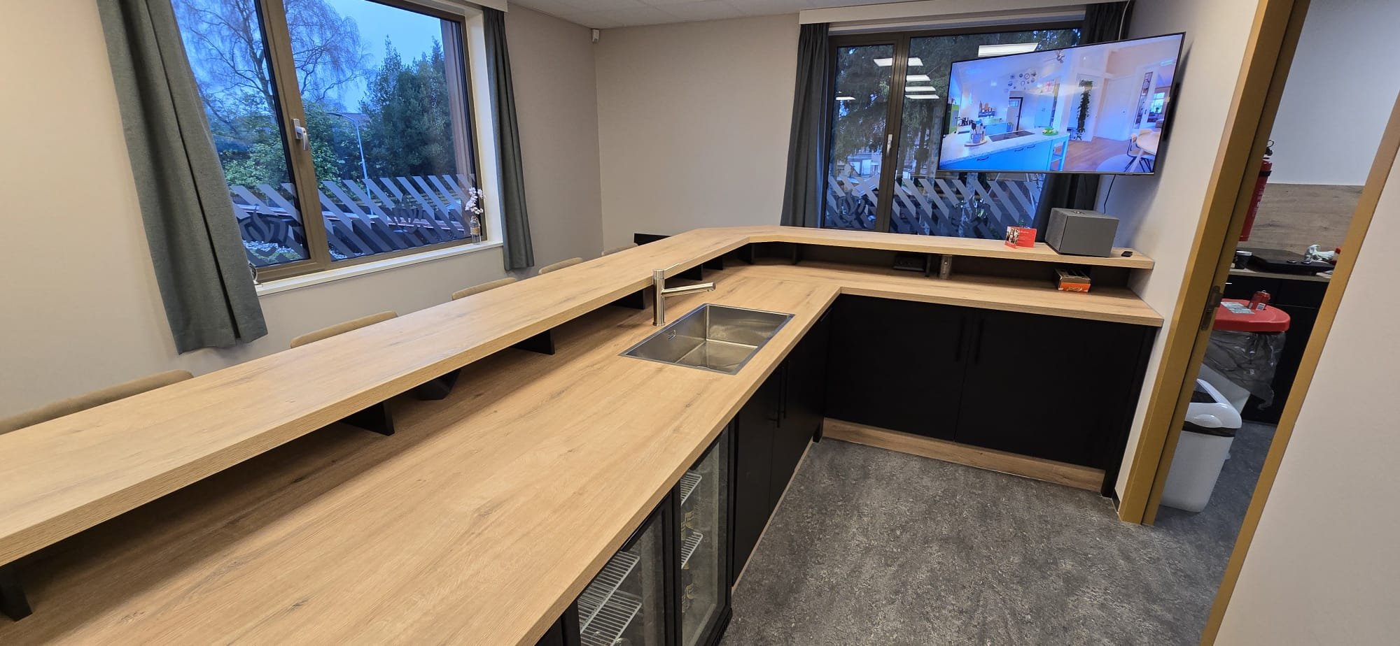Bar op maat voor een brandweer kazerne