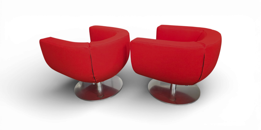 B & B Italia Tulip chairs refurbished