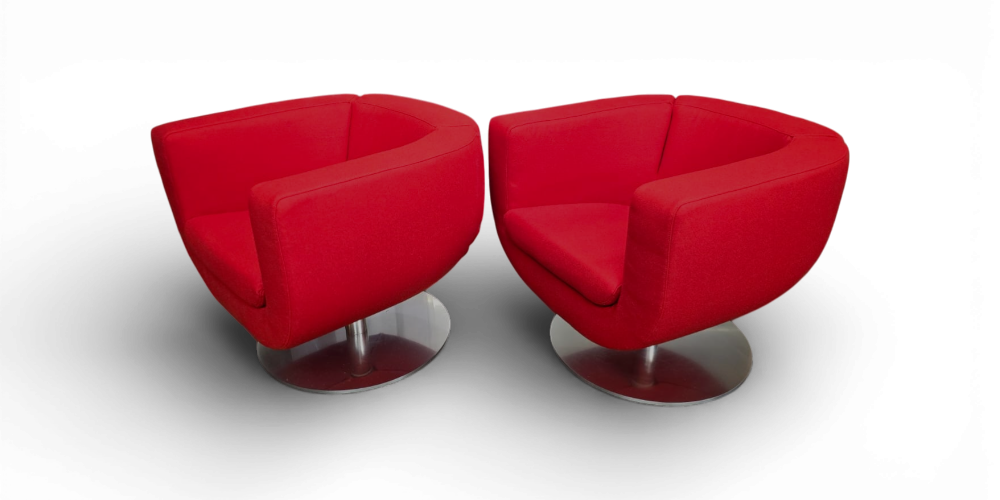 B & B Italia Tulip chairs refurbished