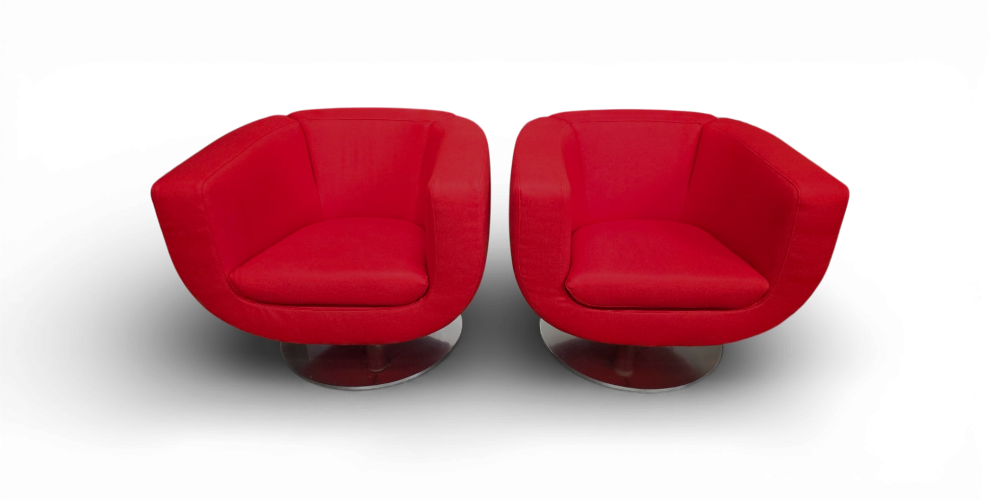 B & B Italia Tulip chairs refurbished